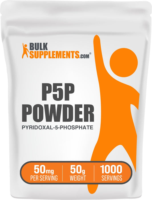 BulkSupplements polvo piridoxal 5 fosfato vitamina B6 50mg 50g