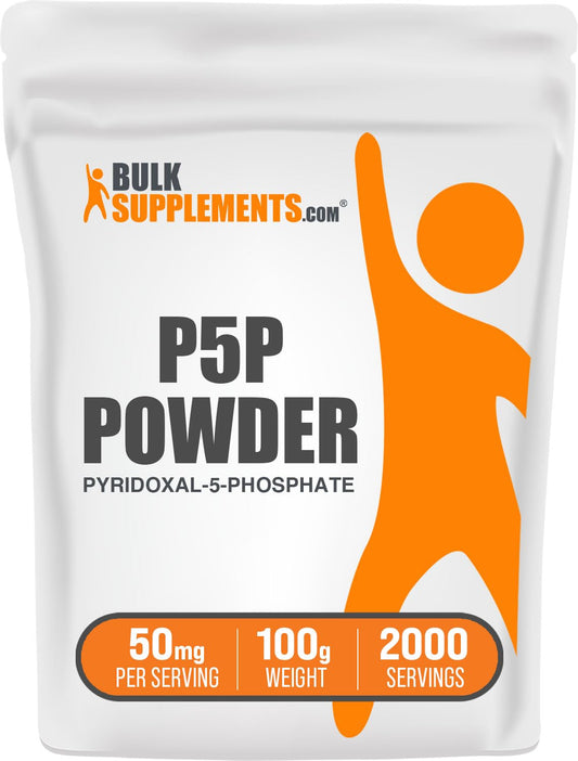 BulkSupplements polvo vitamina B6 piridoxal-5-fosfato 100g
