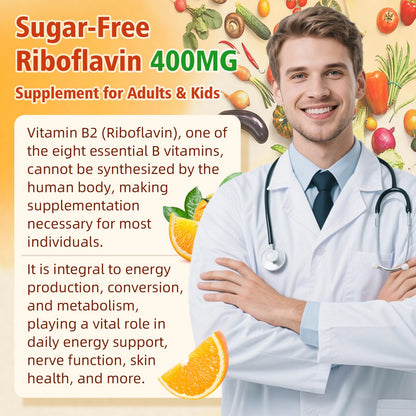 BVIVLOO Gomitas Vitamina B2 60 unidades sin azúcar