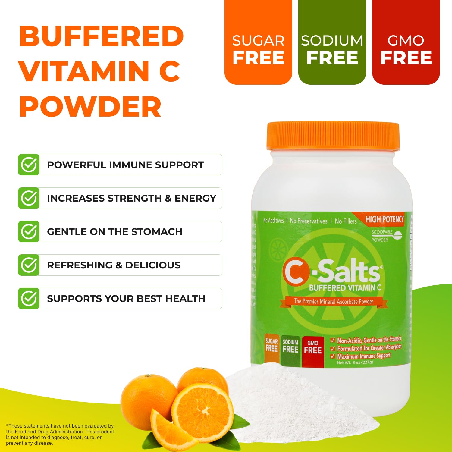 C-Salts polvo vitamina c alta absorción orgánico