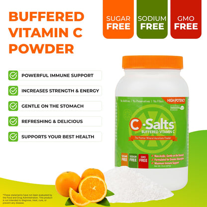 C-Salts polvo vitamina c alta absorción orgánico