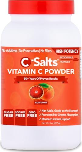 Polvo de vitamina c bufereada c-salts naranja sanguina 8oz