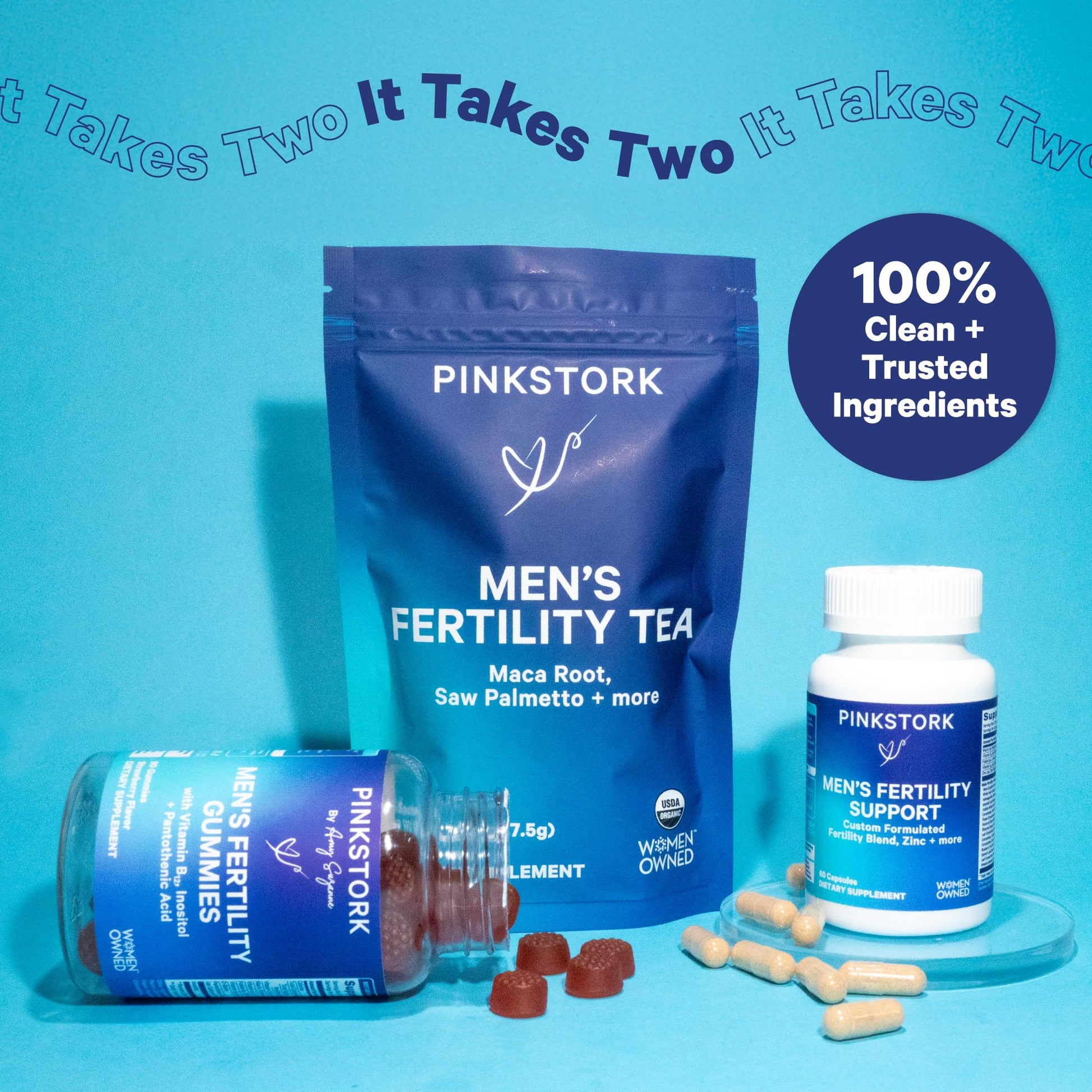 Caja de 60 cápsulas Blue Stork para fertilidad masculina