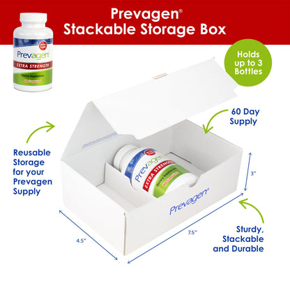 Caja y cápsulas Prevagen fuerza extra 20mg
