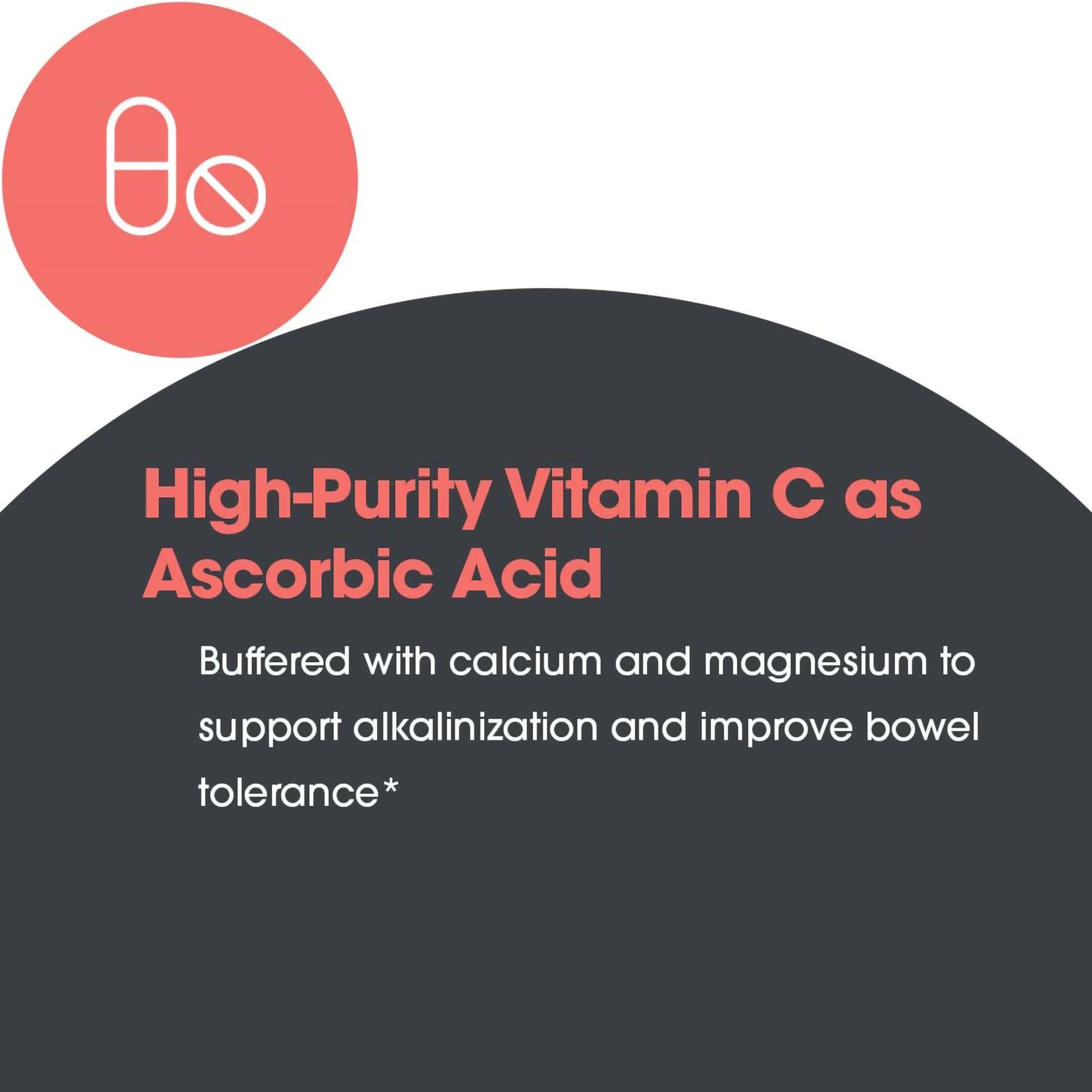 Caja cápsulas Vitamina C tamponada parte trasera con info