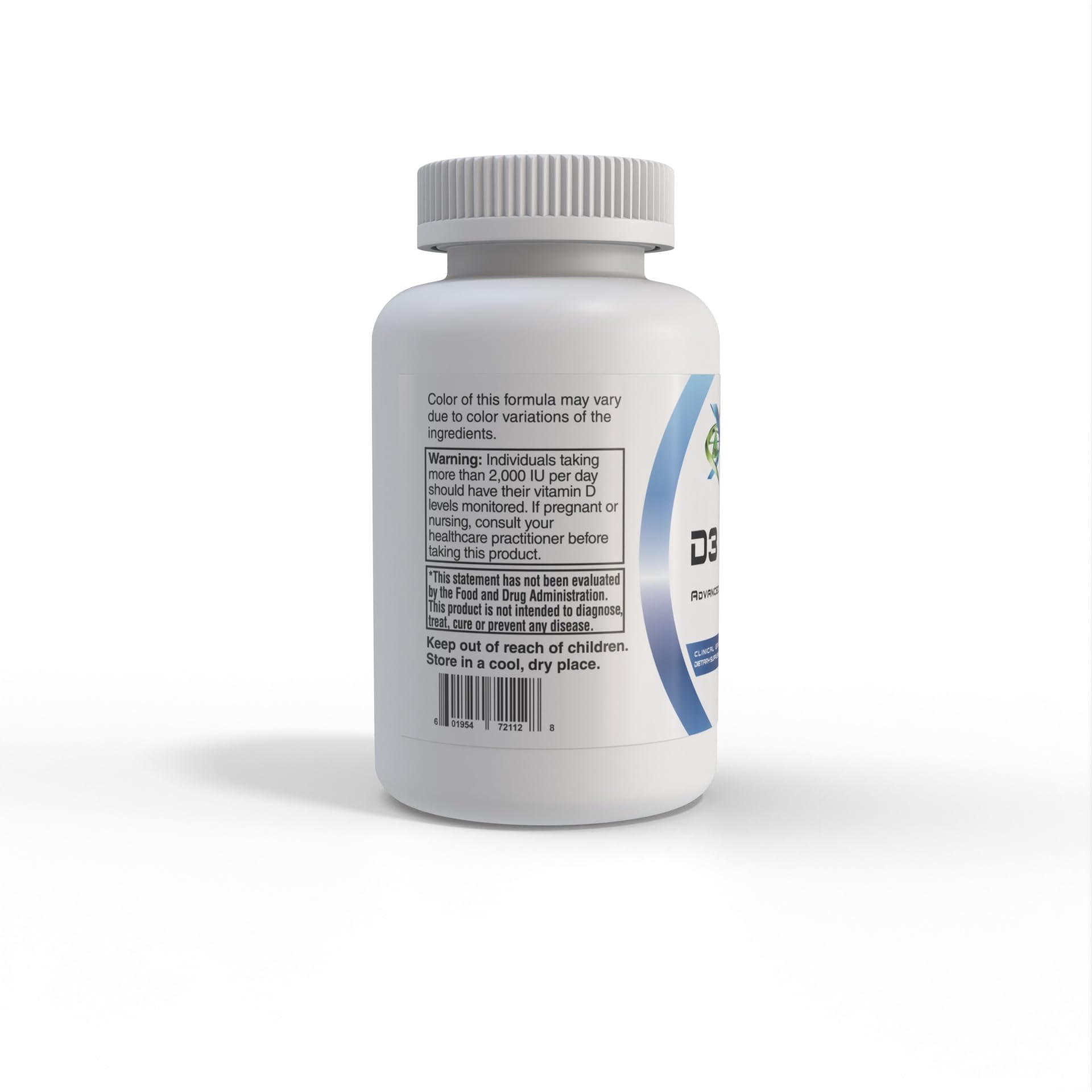 Caja Clinical Nutrition Centers Vitamina D3 para salud ósea e inmunológica