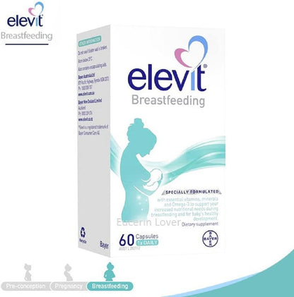 Caja Elevit multivitaminas para mamá en lactancia