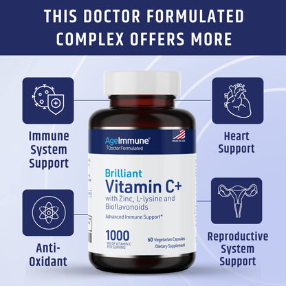 Caja exterior suplemento vitamina c AgeImmune