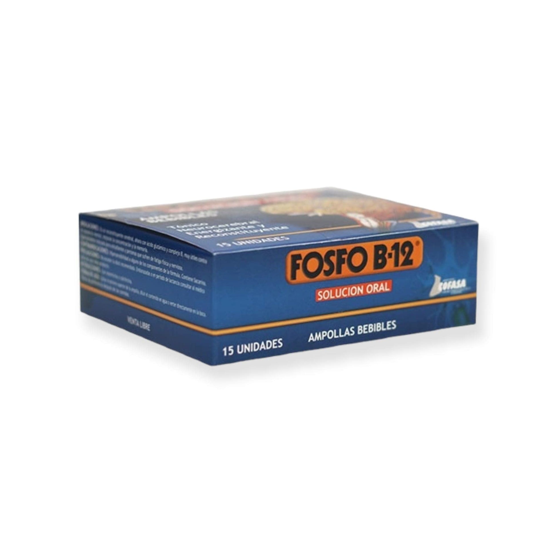 Caja Fosfo B-12 ampollas para mejorar concentración y memoria