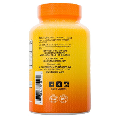 Caja frontal ALFA VITAMINS Vitamina C con Rosa Mosqueta