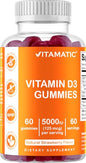 Caja gomitas vitamina d3 5000 ui vitamatic 60 unidades