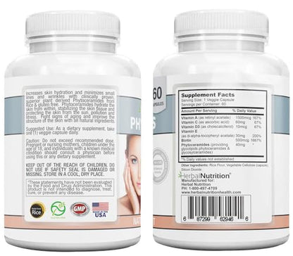 Caja herbal Nutrition Fitoceramidas 4 botellas
