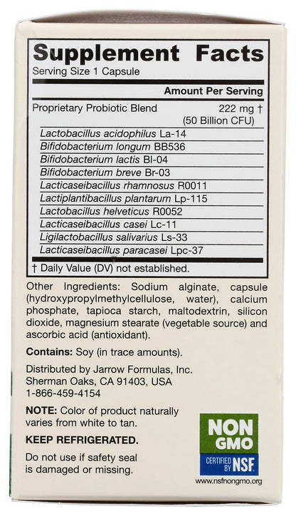 Caja de Jarrow Dophilus Ultra Dophilus 60 cápsulas