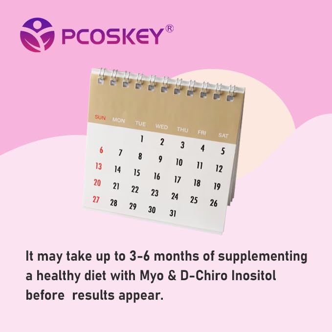Caja lateral del suplemento pcoskey equilibrio hormonal