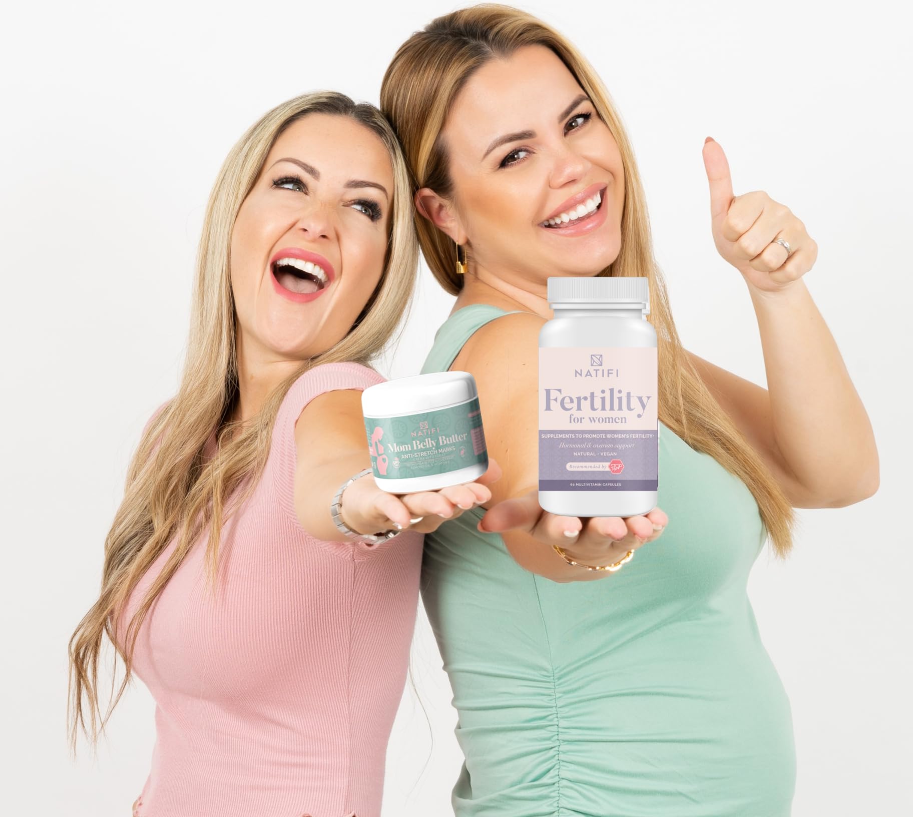 Caja lateral vitaminas Natifi embarazo saludable