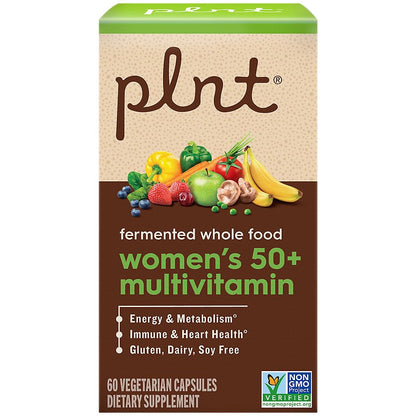 Caja del multivitamínico para mujeres con ingredientes naturales