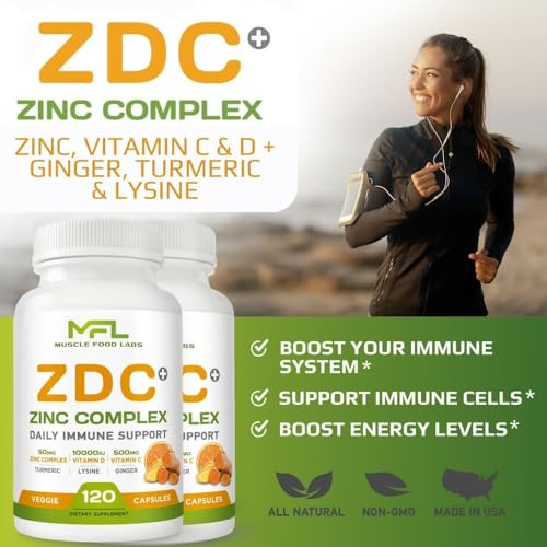Caja MUSCLE FOOD LABS Z D C Plus paquete 2 frascos
