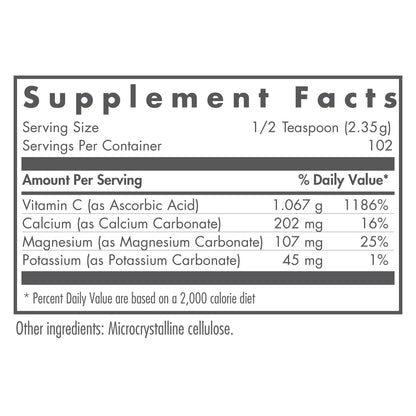Caja Nutricology Vitamina C bufferada para salud diaria