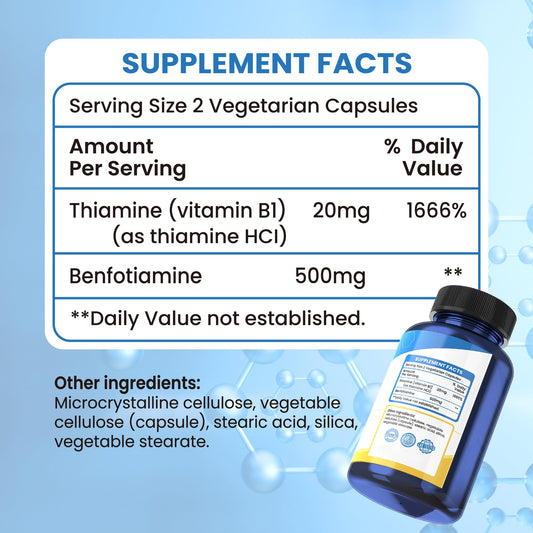 Caja NUTRISELECT Benfotiamina 500mg