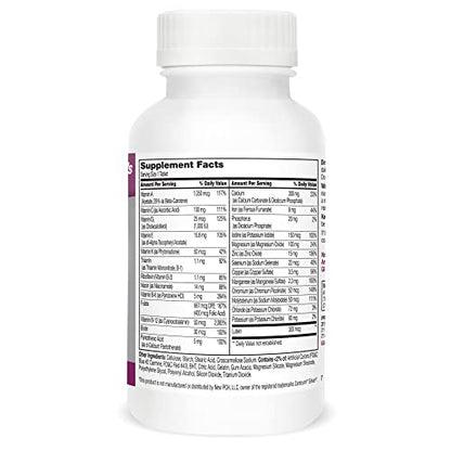 Caja paquete multivitamínico 21st Century mujeres mayores