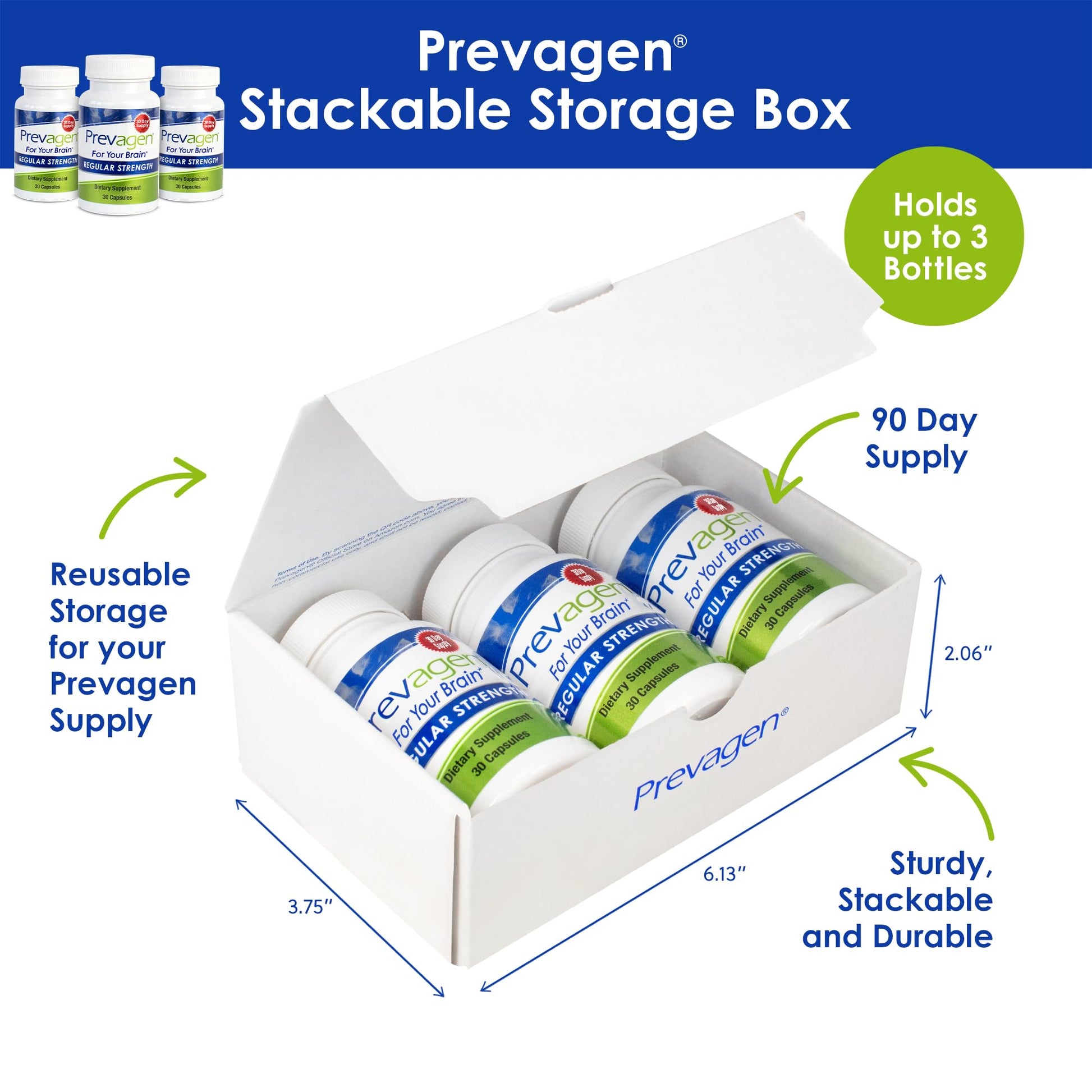 Caja de Prevagen con cápsulas para el cerebro