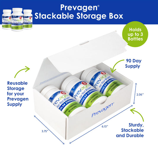 Caja de Prevagen con cápsulas para el cerebro