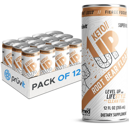 Caja de Pruvit Root Bear Float Keto Up 12 paquetes