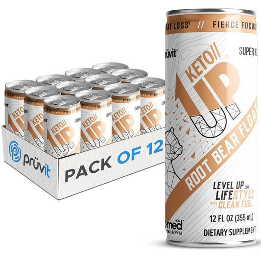 Caja de Pruvit Root Bear Float Keto Up 12 paquetes
