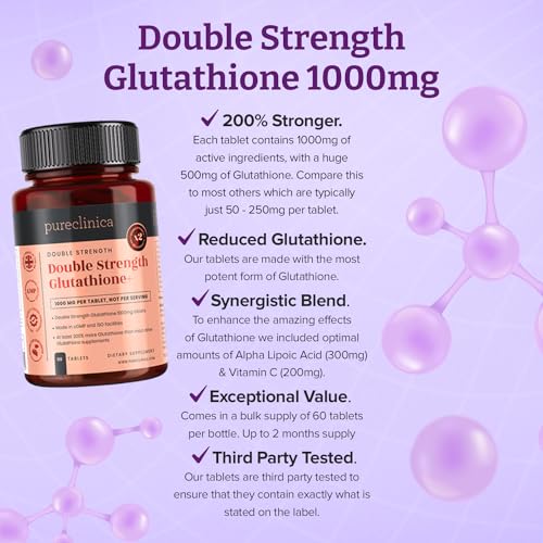 Caja pureclinica suplemento glutatión 60 tabletas