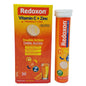 Caja de Redoxon vitamina C efervescente con zinc sabor naranja