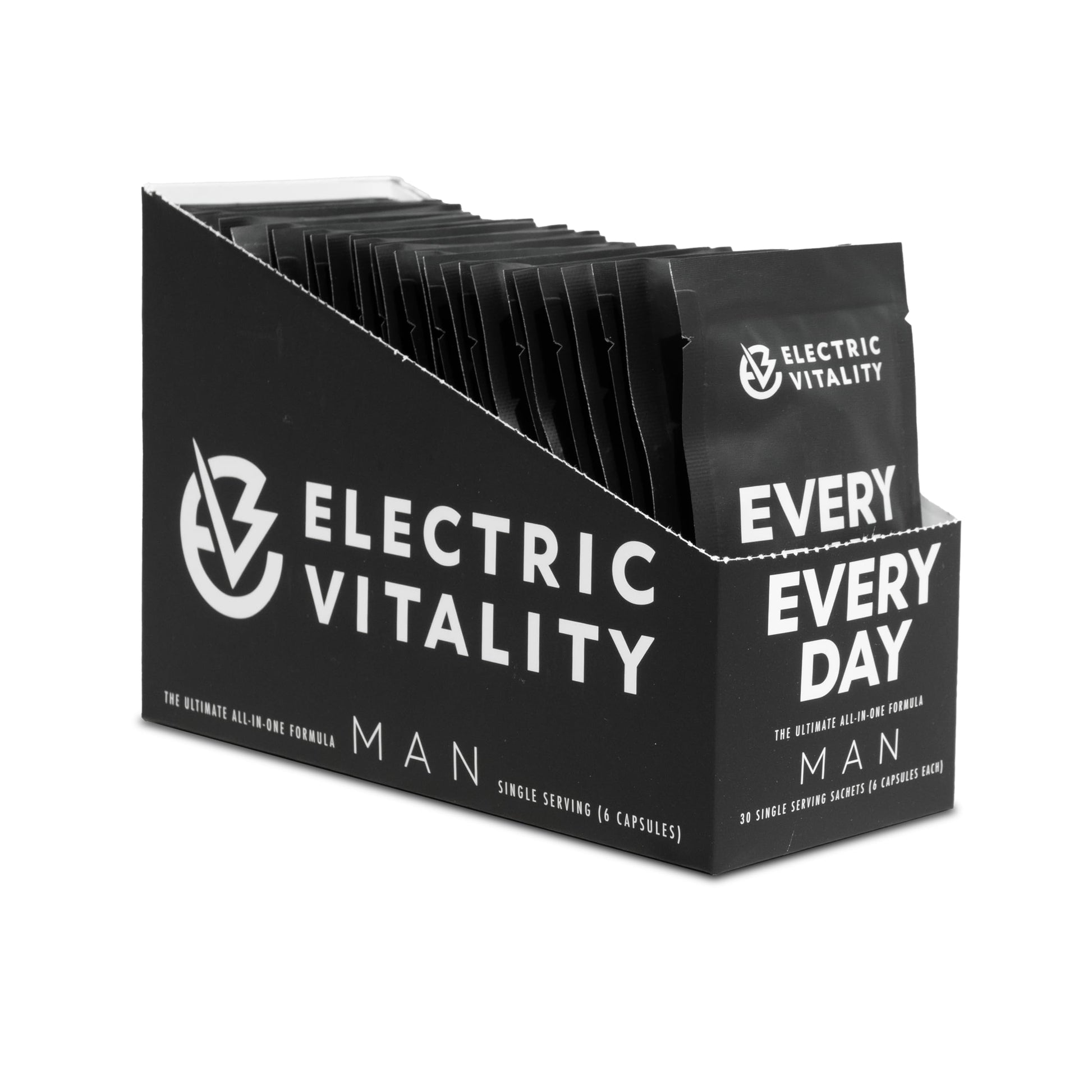 Caja de sobres multivitaminas Electric Vitality
