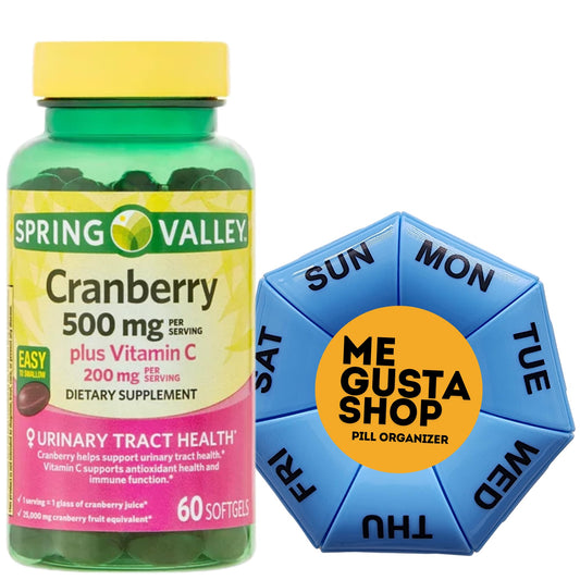 Caja de Spring Valley Arándano con Vitamina C 60 softgels