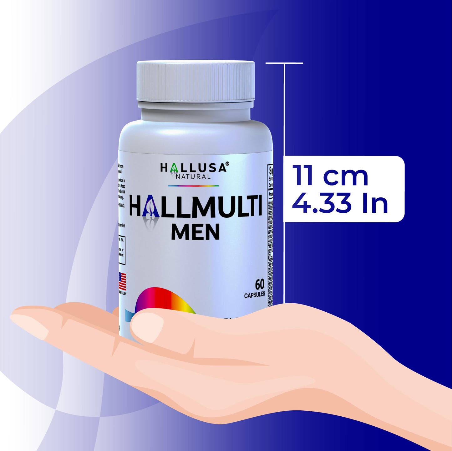 Caja del suplemento HallMulvit Men