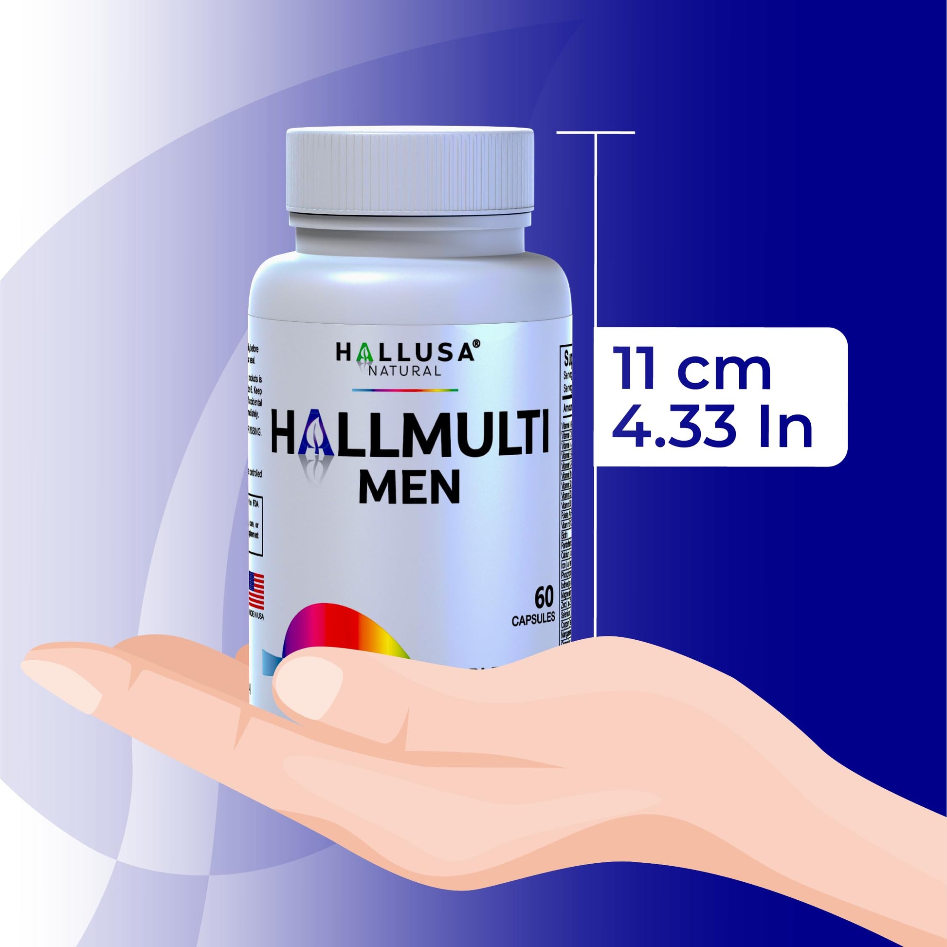 Caja del suplemento HallMulvit Men