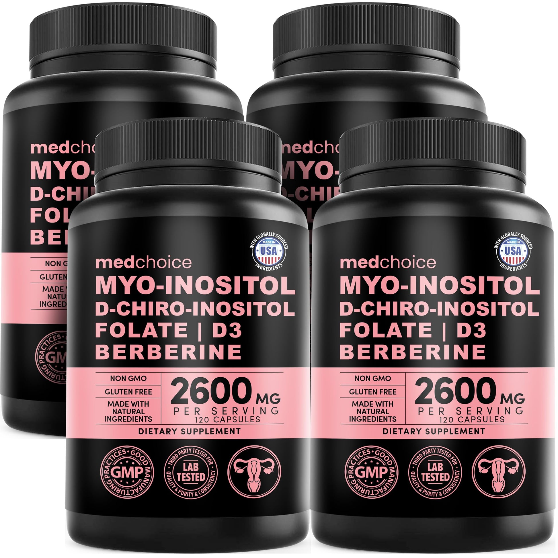 Caja suplemento MedChoice 14 en 1 Inositol y apoyo hormonal