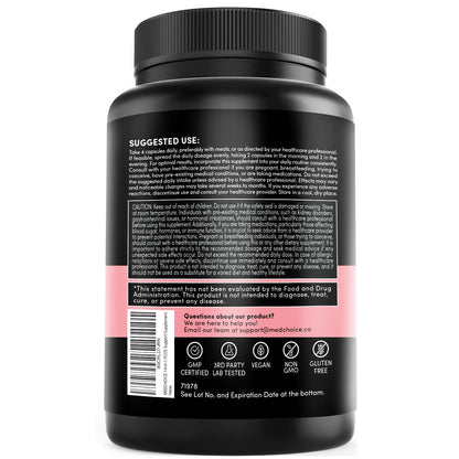 Caja del suplemento MEDCHOICE 14 en 1 inositol mujer