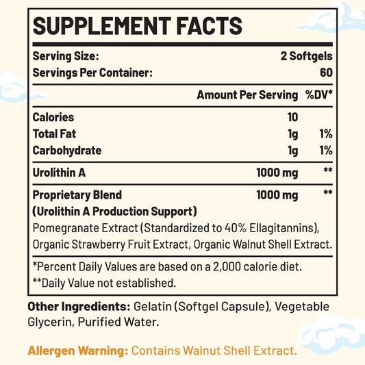 Caja suplemento Pepeior Urolitina A 2000 mg