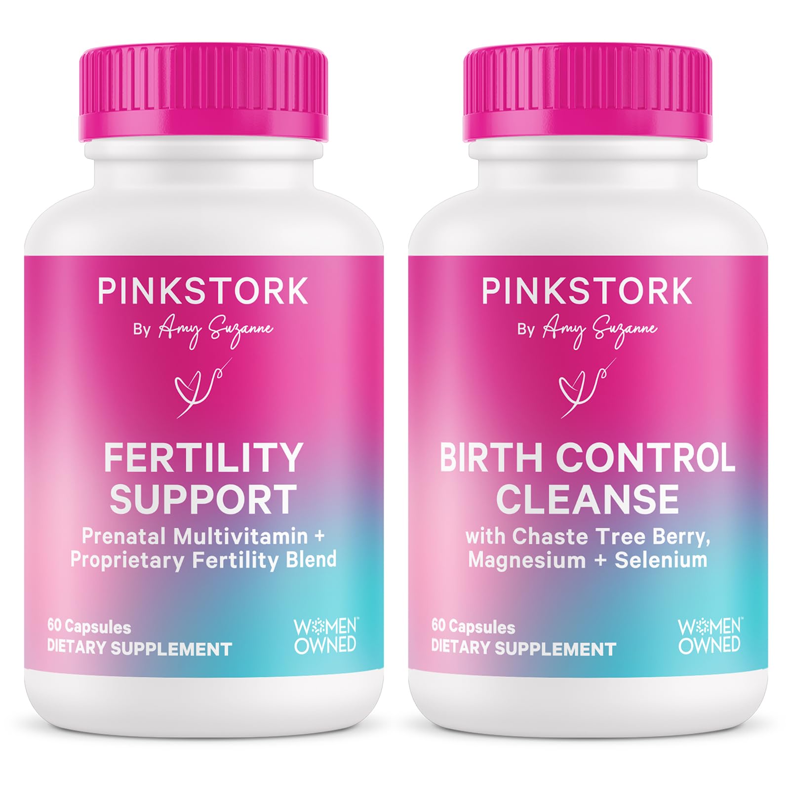 Caja suplemento Pink Stork fertilidad femenina 120 cápsulas