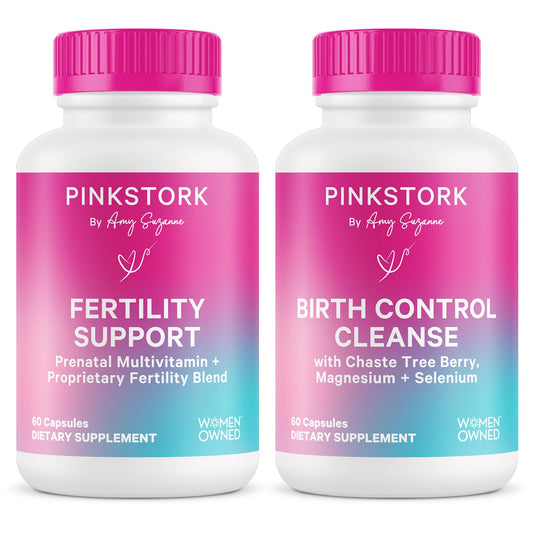 Caja suplemento Pink Stork fertilidad femenina 120 cápsulas