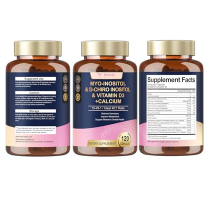 Caja de suplemento Totaria Myo y D-Chiro Inositol para 40 días