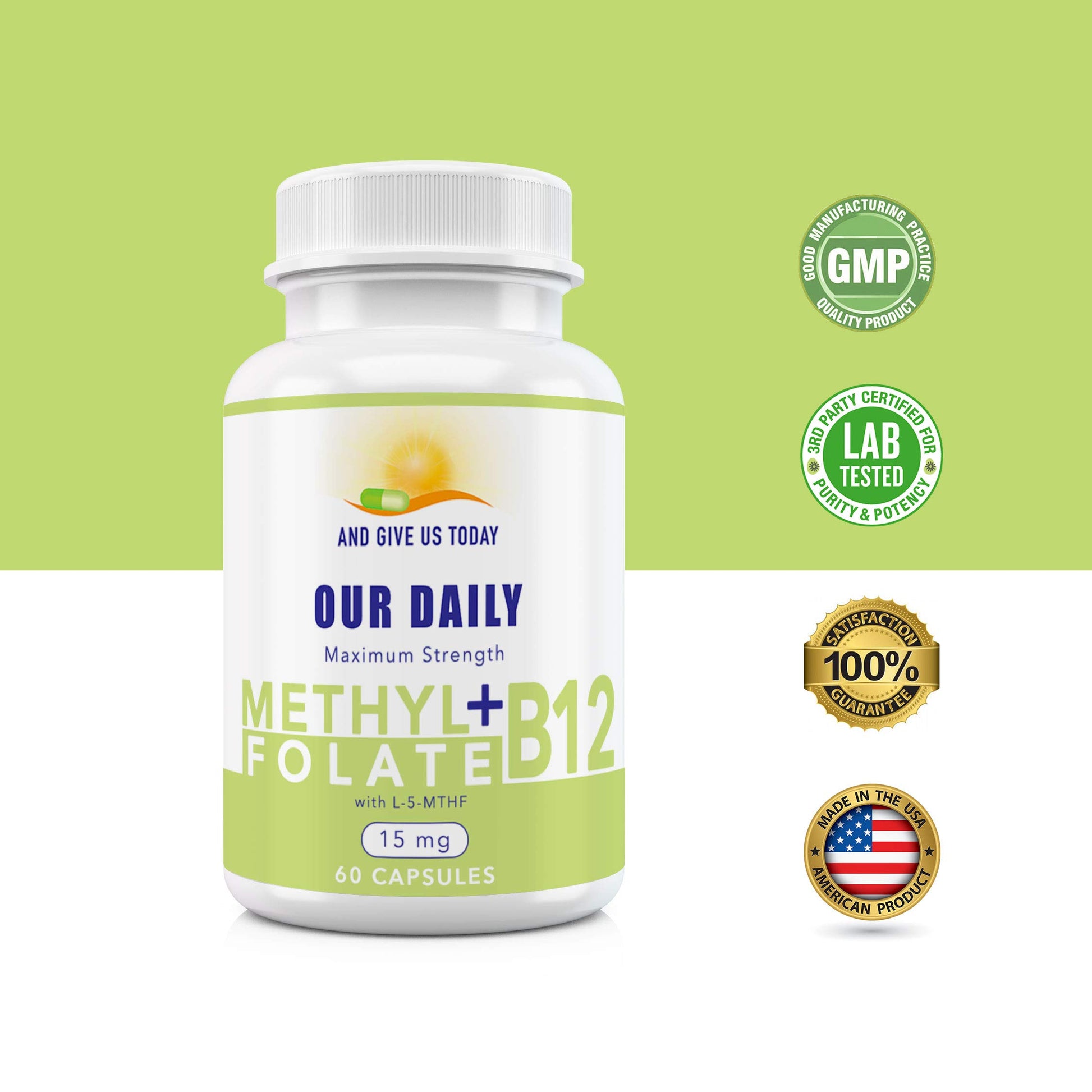 Caja suplementos L-Metilfolato y B12 para energía y memoria