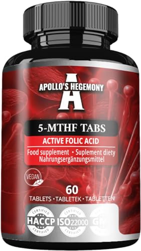 Caja de tabletas APOLLO'S HEGEMONY 5-MTHF 400µg L-metilfolato