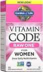Caja de Vitamin Code Raw One de Garden of Life para mujeres.