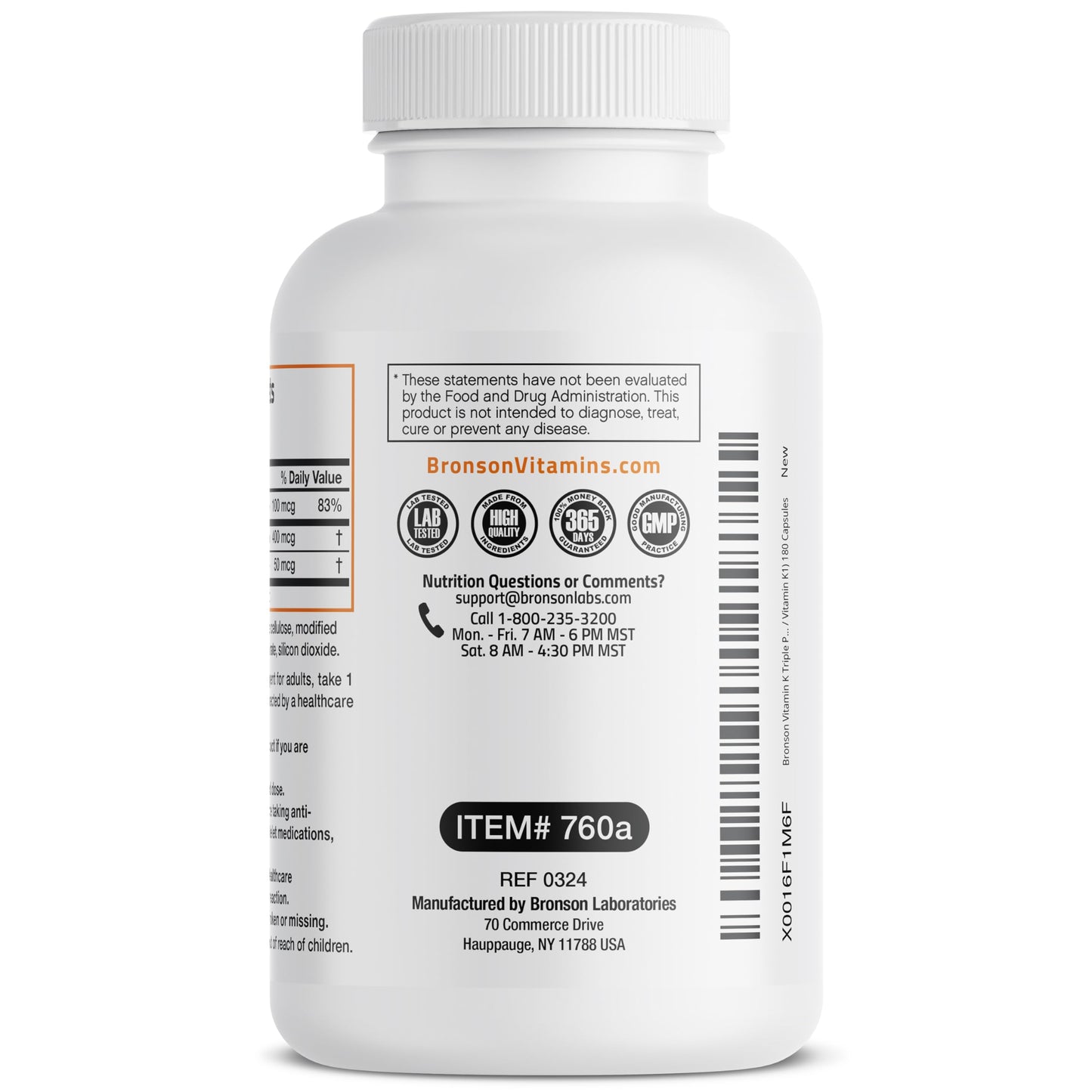 Caja vitamin k triple play Bronson