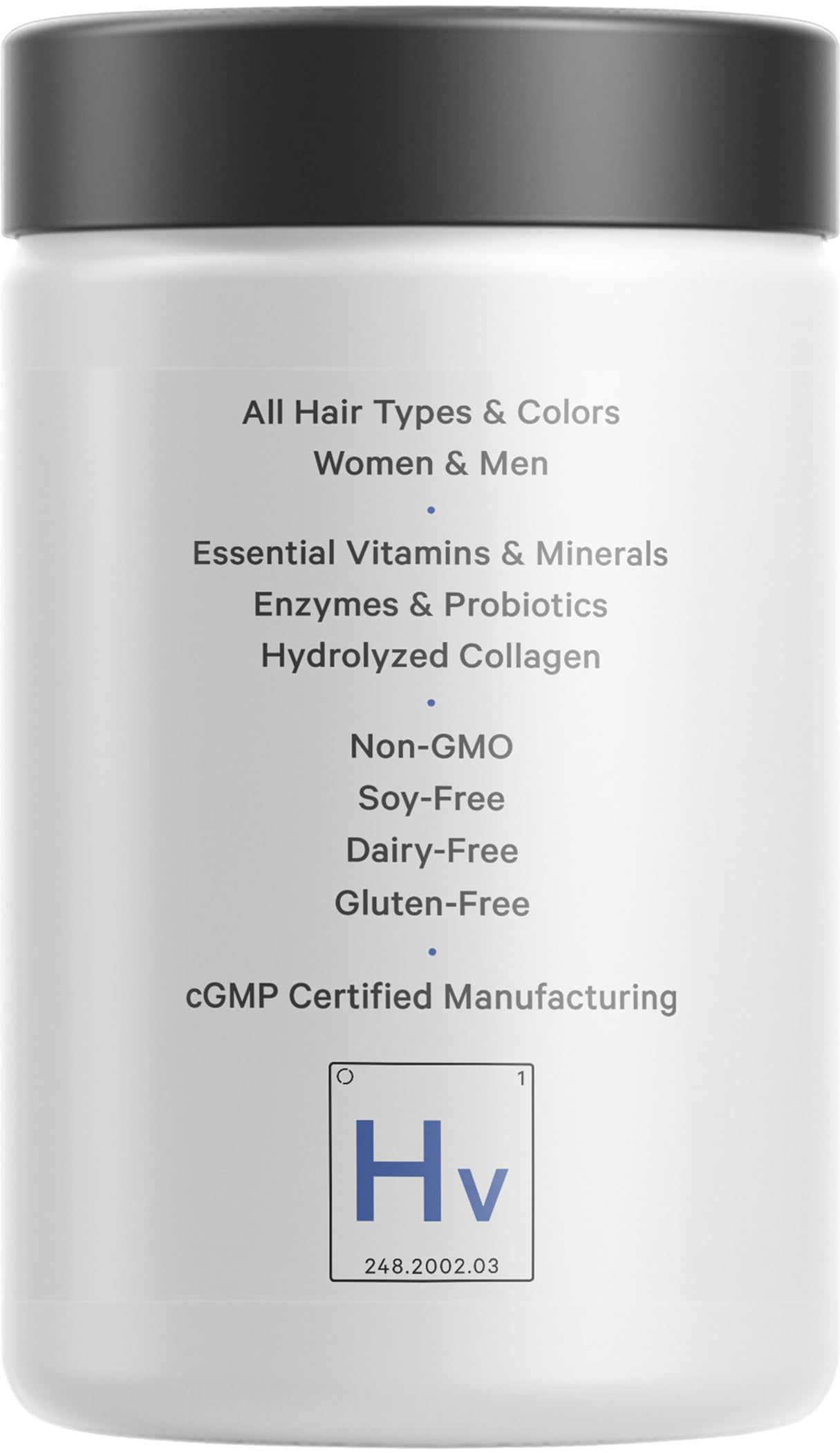 Caja de vitaminas para cabello Codeage lado