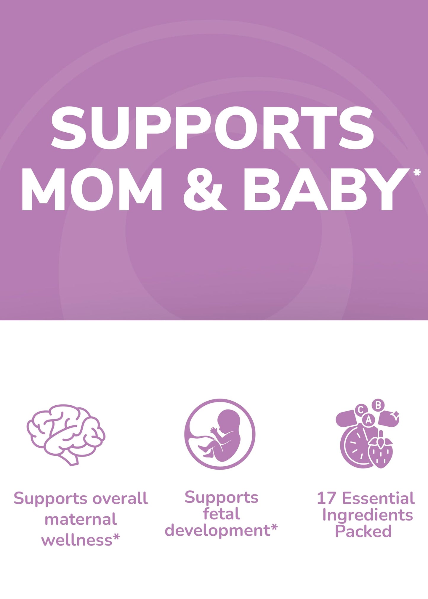 Caja vitaminas prenatales gomitas Lunakai USA mujer