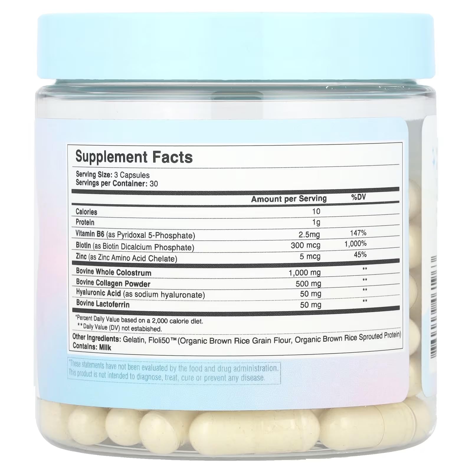 caja vitaminas wondercow crecimiento cabello piel uñas