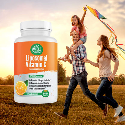 Caja Whole Nature vitamina c liposomal alta absorción