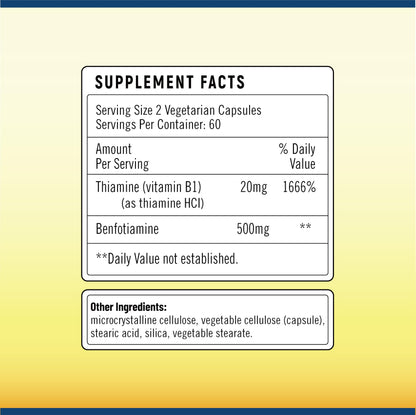 Caja YOYKYE Benfotiamina suplemento vitamina B1