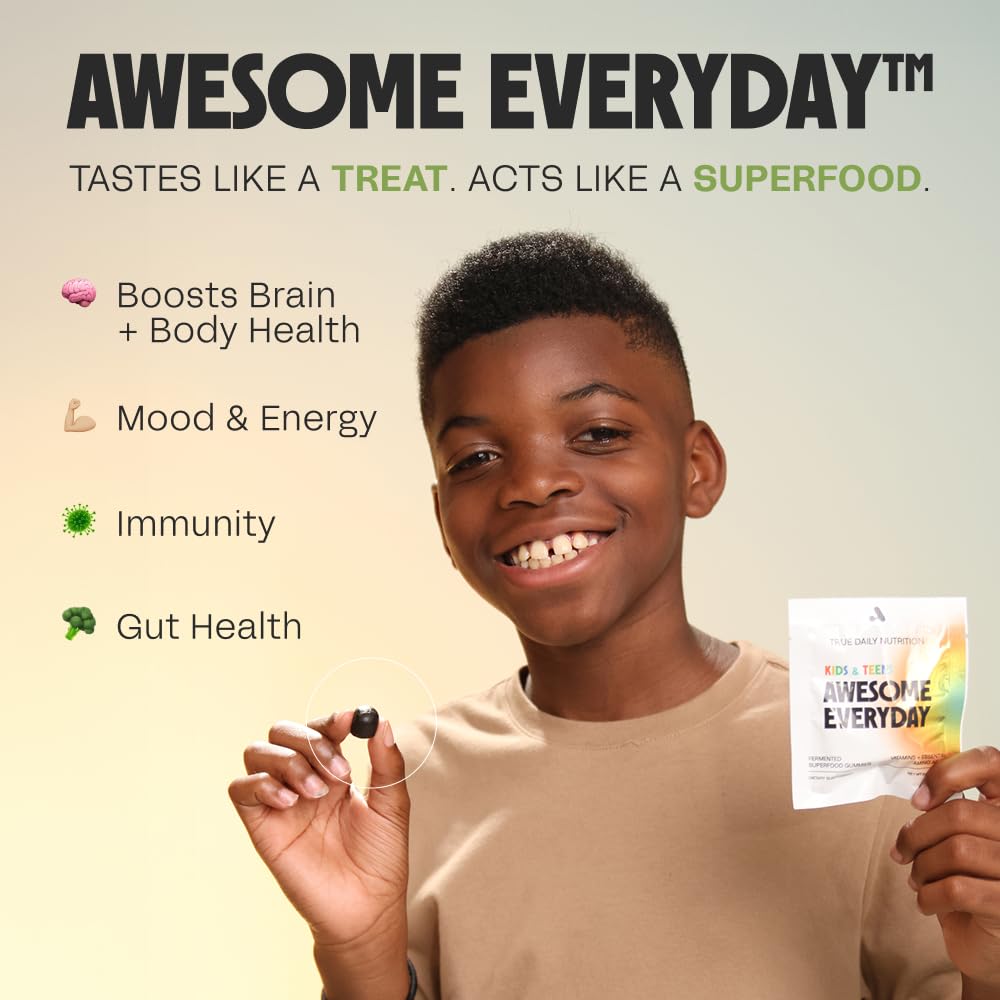 Cajas de gomitas Awesome Everyday multivitamínico niños y adolescentes